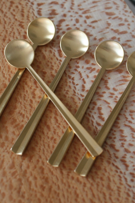 gold spoons